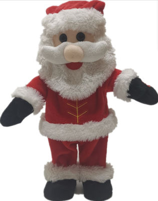 функция повторения Санта Клауса танцев игрушек плюша рождества 36cm 14.17in музыкальная
