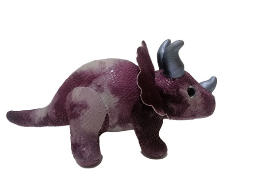 Полиэстер трицератопса плюша пурпурный заполняя игрушки 26cm