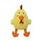 частицы игрушки плюша цыпленка валика подушки плюша 8.66in 22cm желтые заполнили