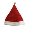 бархат Санта 0.4M 15.75in красный и шляпа белого рождества с логотипом McDonald