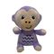 Подарок чучела обезьяны плюша цены 15CM Fisher пурпурный для детей