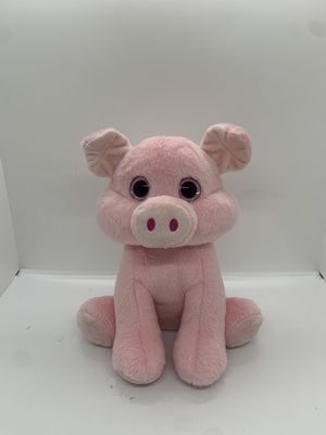 Анимированная свинья с большими глазами, говорящая, повторяющая запись, плюшевая игрушка, электронная, интерактивная