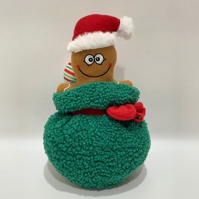 Сумка подарка игрушки любимца mas ′ x плюс игрушка плюша Gingerman с Squeakers взаимодействующими и новаторской безопасной игрушкой