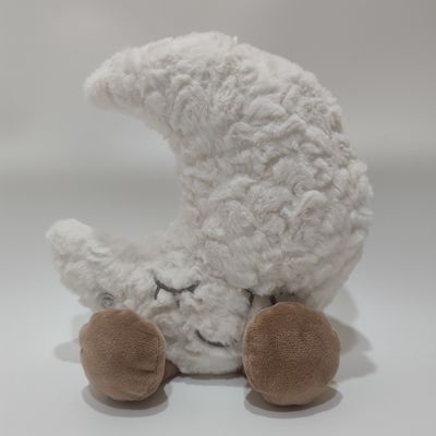 Плюшевая игрушка для спящей луны с эффектом дыхания и светодиодным светом для детей