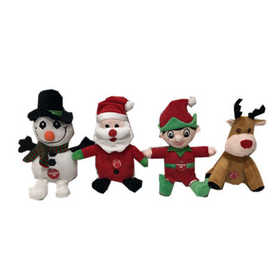 4 игрушки плюша рождества ASSTD 0.23M 9.06IN морозной чучело снеговика
