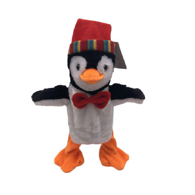 Пингвин плюша рождества ограничивать петь идя 33cm