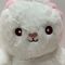18 см 7 дюймов Розовый и белый Пасхальный плюшевый игрушечный кролик Кролик Наполненное животное в морковке