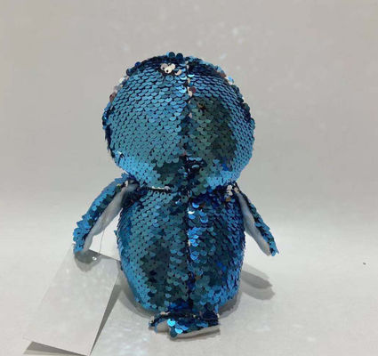 Горячая продажа голосовой записи и повторяющейся плюшевой Flip Sequin Пингвин игрушка
