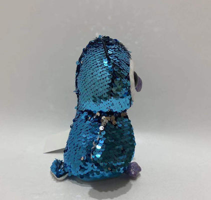 Горячая продажа голосовой записи и повторяющейся плюшевой Flip Sequin Пингвин игрушка
