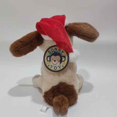 Музыкальная песня Рождественская собака с движущимися ушами