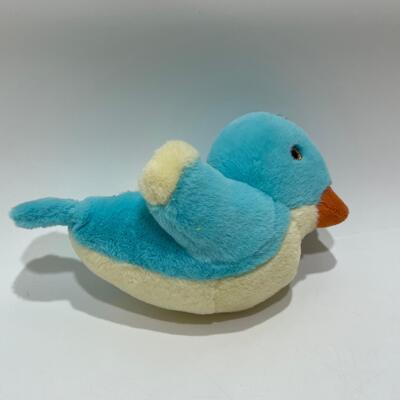 Colourful Plush Button Bird Toy for Kids and Collectors