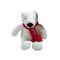 29cm кока-кола белого медведя чучела подарка 11,42 дюймов с красным шарфом