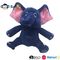 игрушка слона младенца плюша 20cm мягкая голубая с розовыми ушами для домашней потехи украшения &amp; семьи